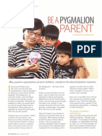 Be A Pygmalion Parent