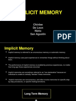 Implicit Memory: Chinlee de Leon Nieto San Agustin