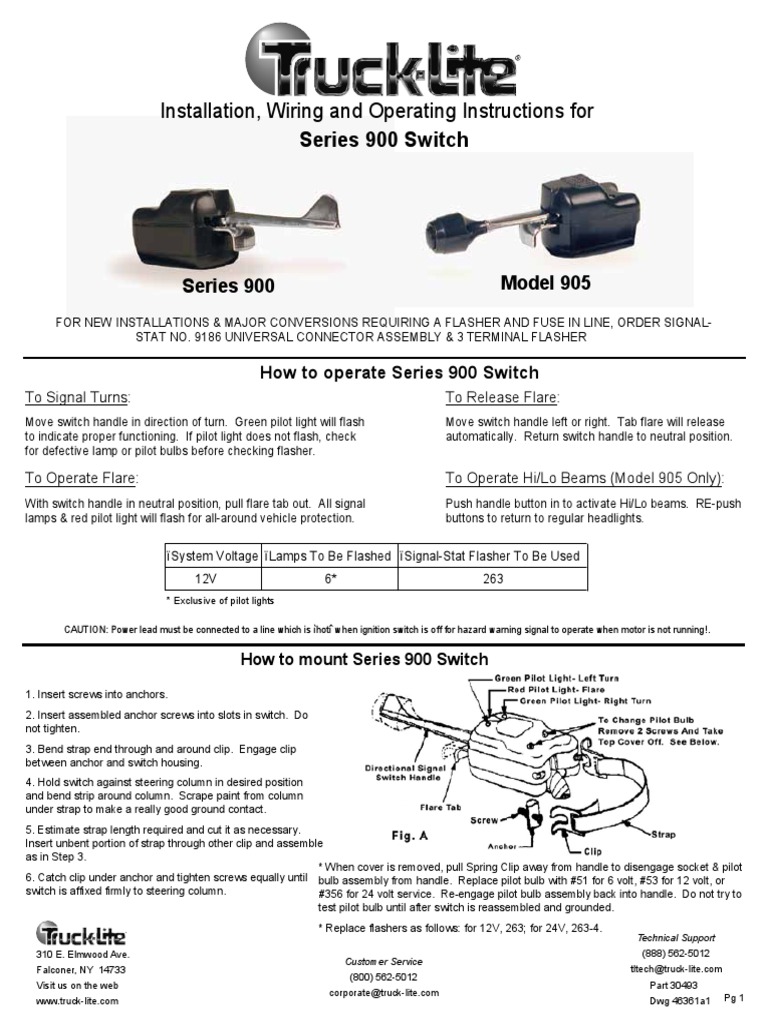 Truck Lite 900 Wiring Diagram