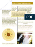 Adaptive Management in Climate Change Adaptation: Collabo Ration