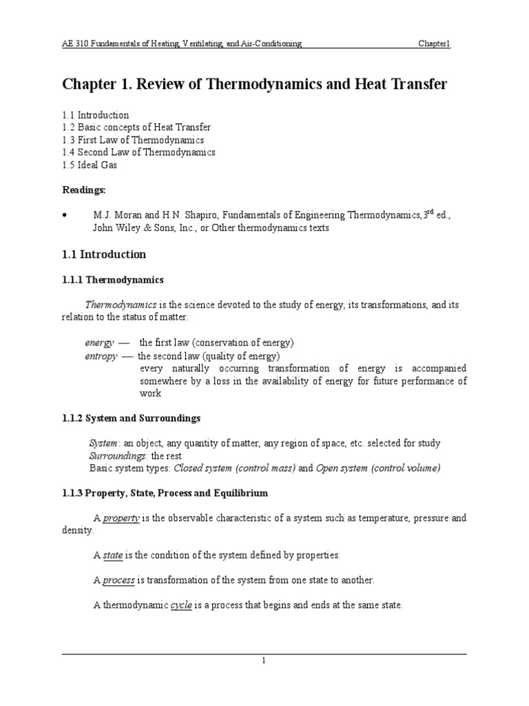 HVAC Thermodynamics Fundamentals | PDF | Air Conditioning | Hvac