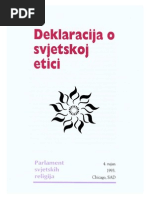 Deklaracija o Svjetskoj Etici