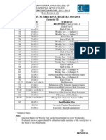 PRCET- II SEM Academic Guidelines 2013-2014