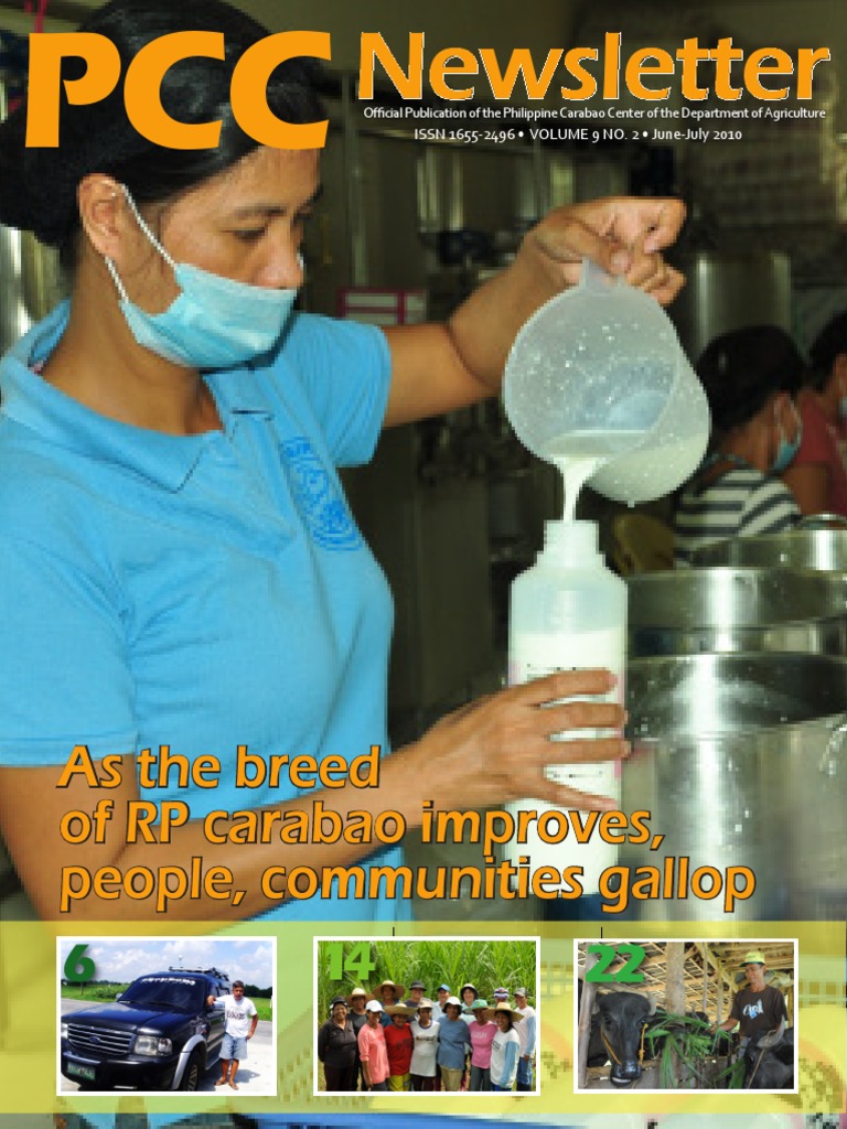 PCC Newsletter | PDF | Dairy | Milk