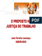 IntegRHar O Presposto Na Justica Do Trabalho