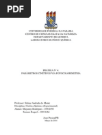 Relatorio FQ III - Pratica 4