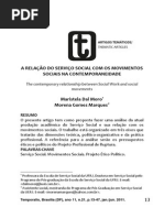 serviço social e movimentos sociais