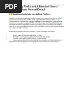 Download Cara Setting Firefox Untuk Merubah Search Engine_Mesin Pencari Default by fazar SN211838268 doc pdf