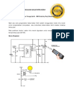 Pengendali Lampu Pijar Via Infra Merah