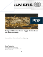 Design of Electrical Power Supply System in An Oil and Gas Refinery