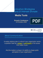 Communication Strategies: Associations & Interest Groups