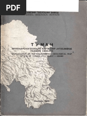 Tumac Inzenjerskogeoloske Karte Sfrj Pdf