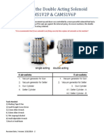 Replacing the Double Acting Solenoid 1V2P and 1V6P Machines