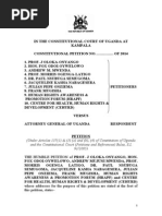 Uganda Anti Homosexuality Act Petition Final