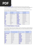 Kannada Vowels and Consonants Overview | PDF | Languages Of Asia ...
