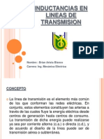 Inductancias en Lineas de Transmision Arista