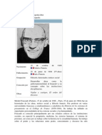 Michel Foucault biografía