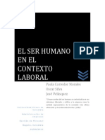 El Ser Humano en El Contexto Laboral