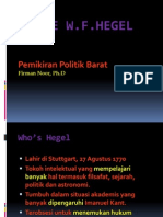 George Wilhem Friedrich Hegel, PPT by Firman Noor, PH.D