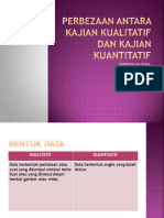 Perbezaan Antara Kajian Kualitatif Dan Kajian Kuantitatif