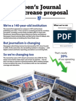 The Queen's Journal - Fee Increase Proposal