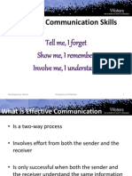 Effective Communication Skills