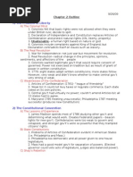 American Government 10th Edition Ch. 2 Outline