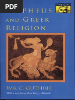 Orpheus and Greek Religion. A Study of The Orphic Movement - GUTHRIE, W. K. C PDF