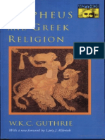 Orpheus and Greek Religion. A Study of The Orphic Movement - GUTHRIE, W. K. C PDF