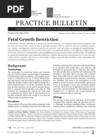 Fetal Growth Restriction ACOG 2013