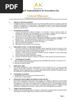Definition of Dread Diseases | PDF | Coronary Artery Disease | Heart Valve