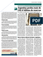 Argentina Perdeu Mais de 12 BI de Reservas