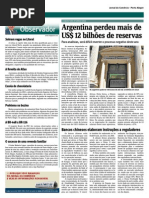 Argentina Perdeu Mais de 12 BI de Reservas