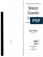 Bennett McCallum - Monetary Economics Theory and Policy