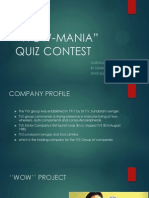 "Wow-Mania" Quiz Contest: Gurukul Institute by Summer Intern Ghs-Imr DATE-26/06/2013