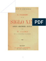 El Pesimismo en El Siglo XIX