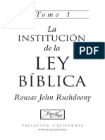 Institucion I Rushdoony