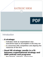 Strategic HRM: Human Resource Management