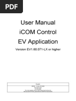  iCom User Manual EV Application