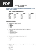 Submit Your Answers by Clicking On The Homework/quiz Submission Link For "The Scientific Method" in Moodle