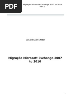 Migração Exchange 2007 to 2010 part 2