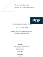 Programa Nacional de Educação Física - Ensino Secundário