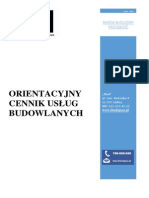 Cennik Usług Budowlanych IBUD 