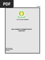 Climate Change Policy for east Africa 