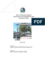 City of Rancho Cordova - ADA Transition Plan - Final