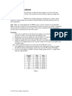 Adjust iU22/iE33 Power Supply Voltages