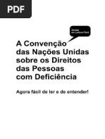 Convenção Direitos Pessoas com Deficiência  - Fácil de Ler