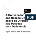 Convenção Direitos Pessoas Com Deficiência - Fácil de Ler