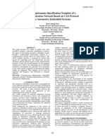 A Requirements Specification Template of A Communication Network Based On CAN Protocol To Automotive Embedded Systems