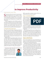 Five Steps To Improve Productivity